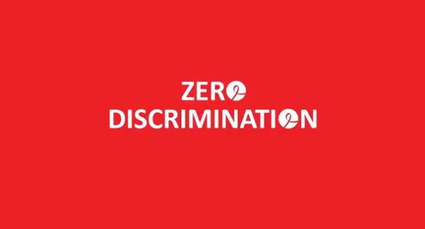 Zero discrimination banner