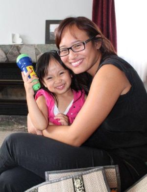 Solary and daughter Harley