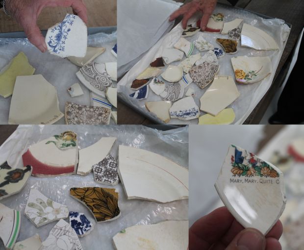 Shards of broken pieces