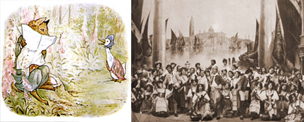 Jemima Puddleduck; Gilbert and Sullivan's The Gondoliers in 1907